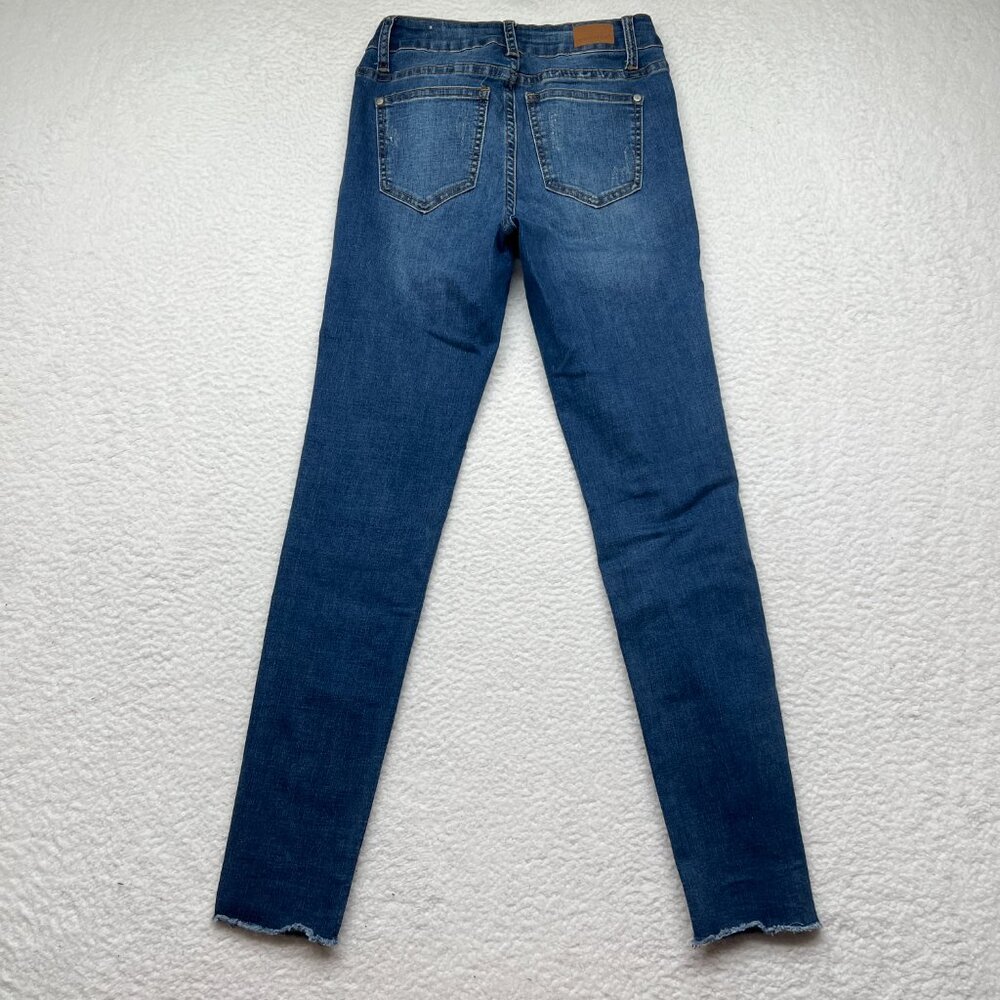 Judy Blue | Women's Skinny Fit Button Fly Denim Jeans Size 1/25 - Picture 8 of 9